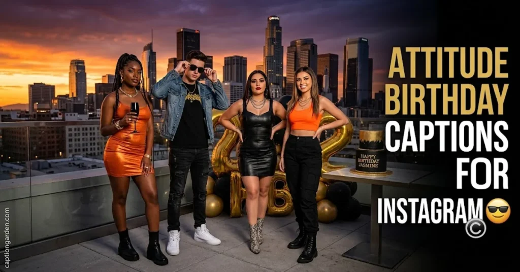 Attitude Birthday Captions for Instagram 