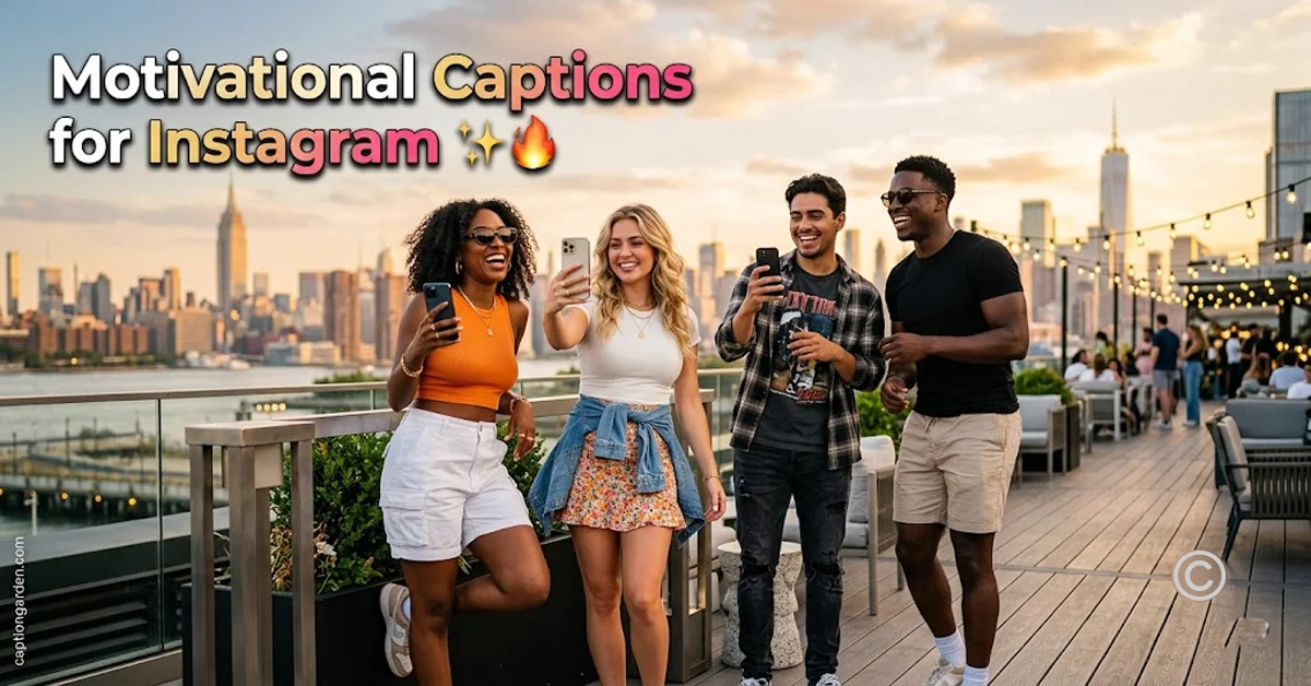 Motivational Captions for Instagram