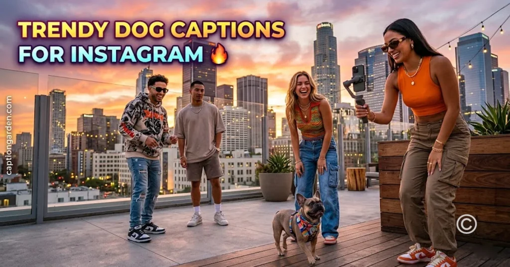 Trendy Dog Captions for Instagram 