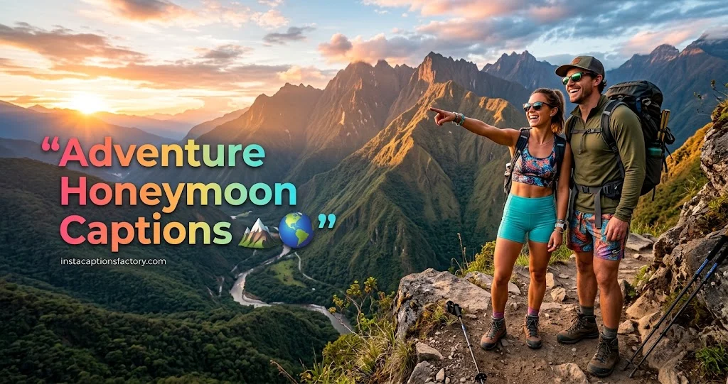 Adventure Honeymoon Captions