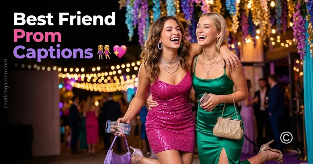 Best Friend Prom Captions