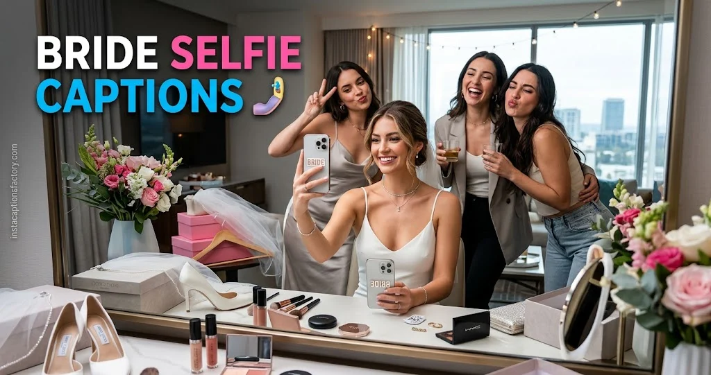 Bride Selfie Captions