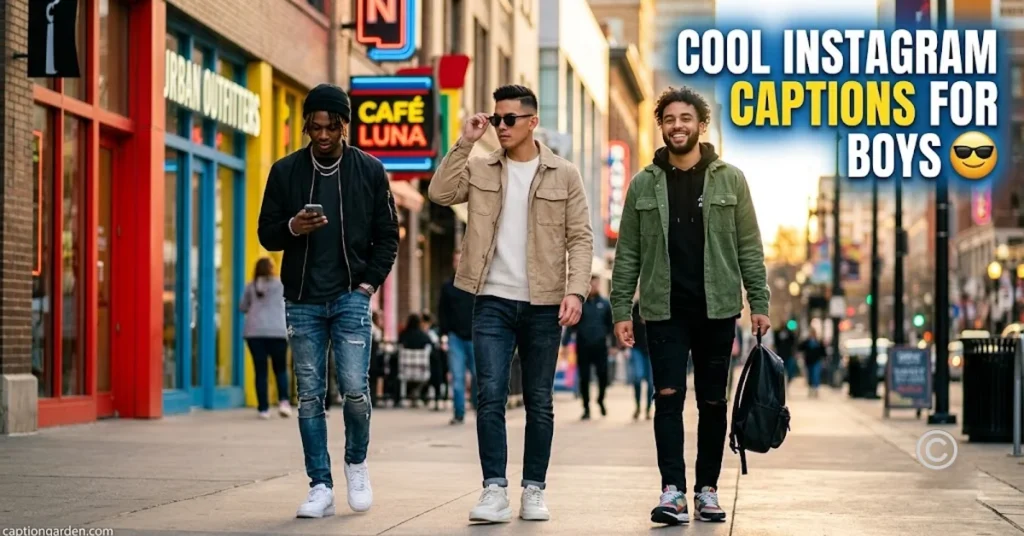 Cool Instagram Captions for Boys 