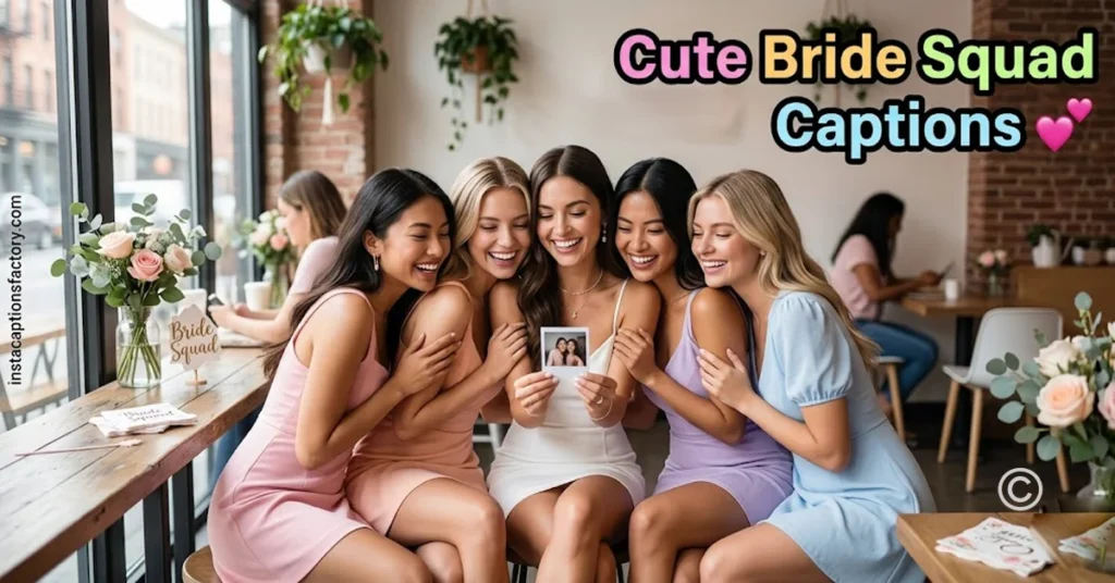 Cute Bride Squad Captions 