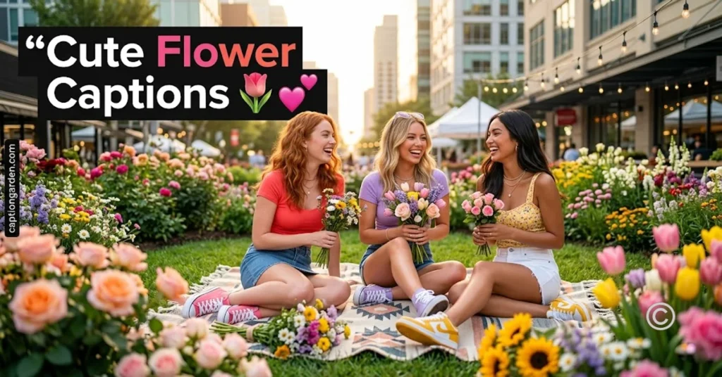 Cute Flower Captions