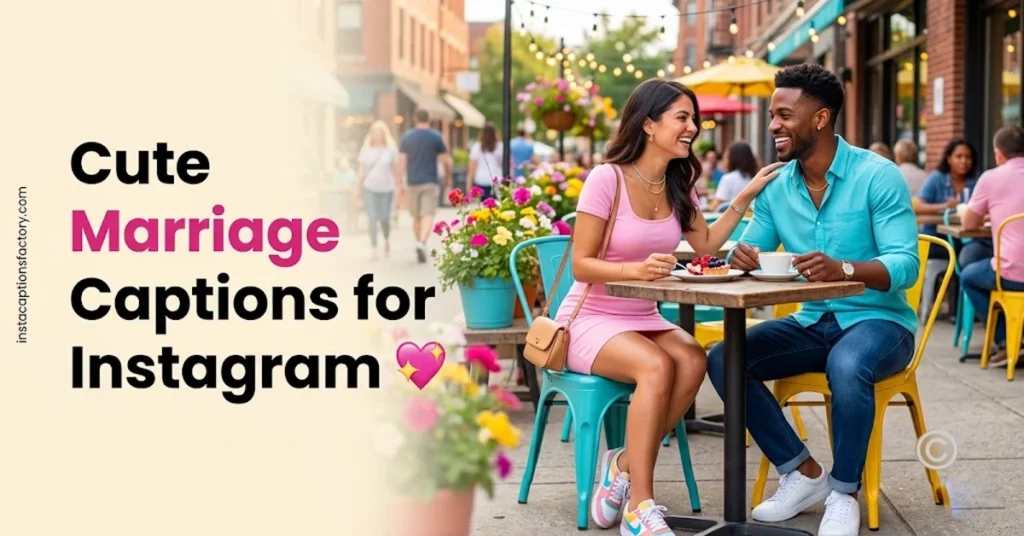 cute marriage captions for instagram