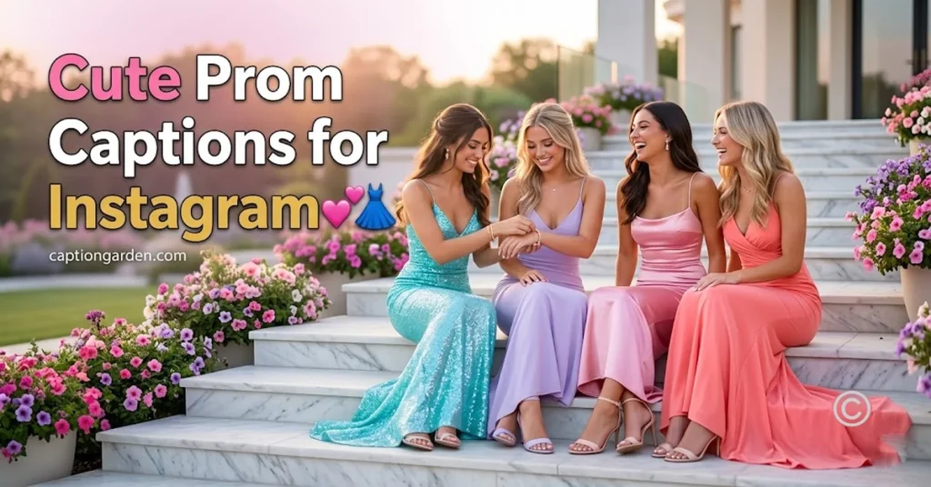 Cute Prom Captions for Instagram