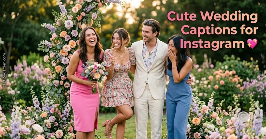 Cute Wedding Captions for Instagram 
