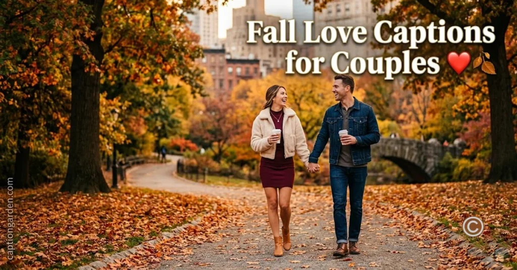 Fall Love Captions for Couples 