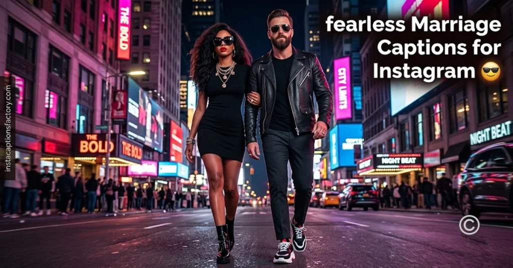 fearless Marriage Captions for Instagram 
