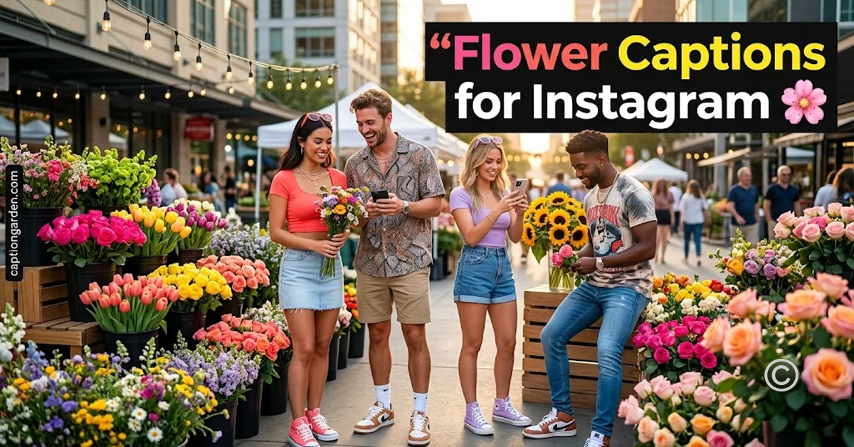 Flower Captions for Instagram