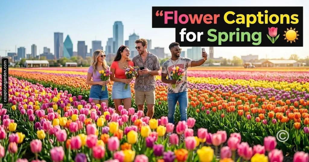 Flower Captions for Spring