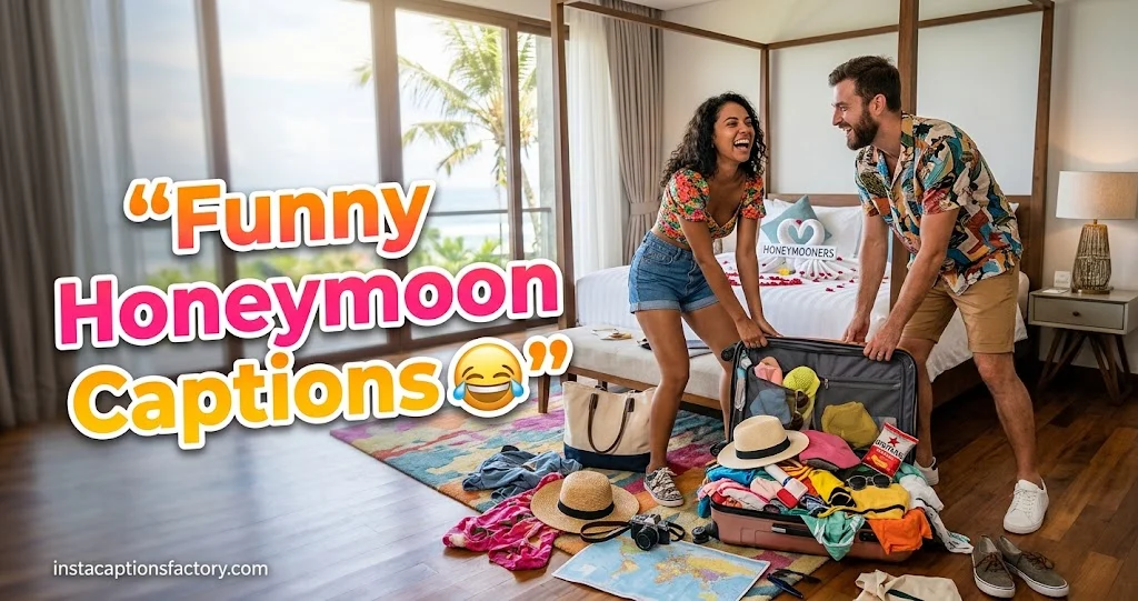Funny Honeymoon Captions 
