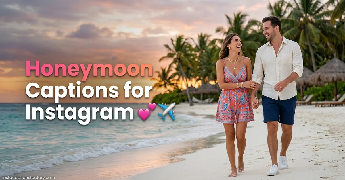 Honeymoon Captions for Instagram