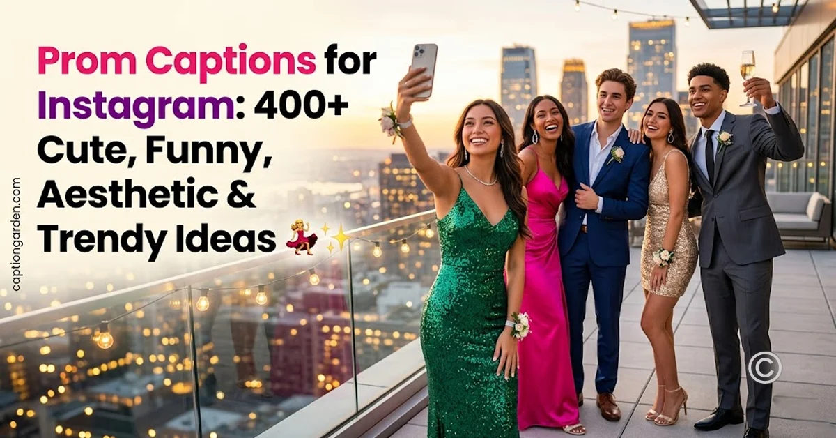 Prom Captions for Instagram