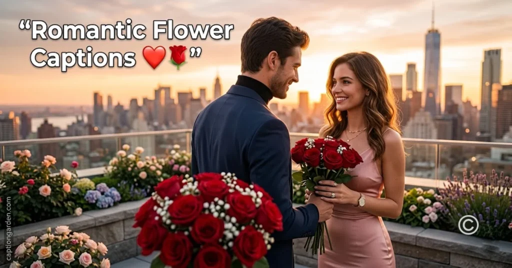 Romantic Flower Captions