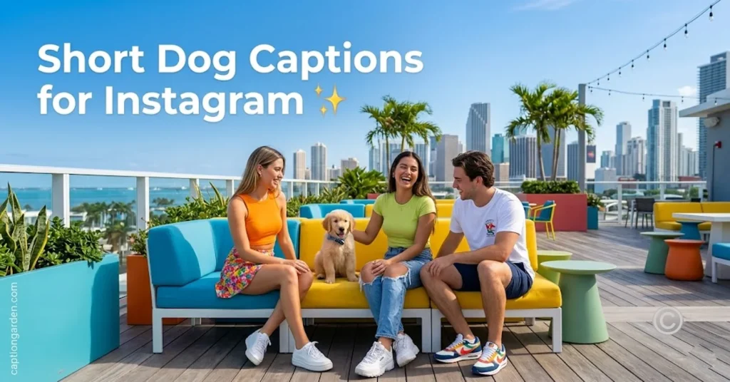 Short Dog Captions for Instagram