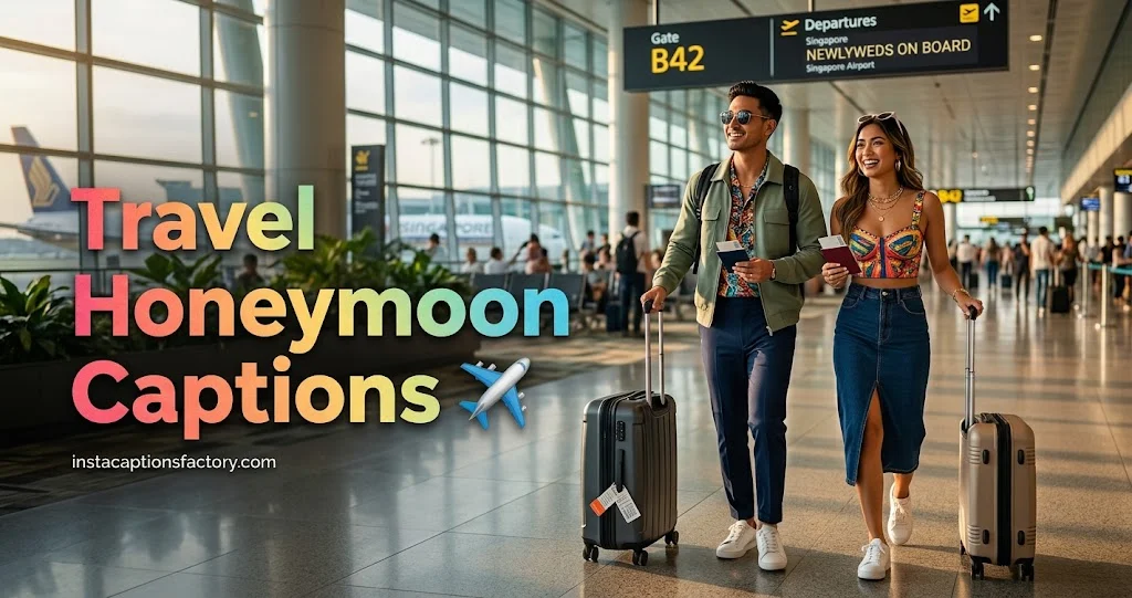 Travel Honeymoon Captions